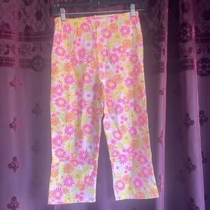 3/$20 Vintage Sixties Mod Flower Power Girls Pants Size Six
